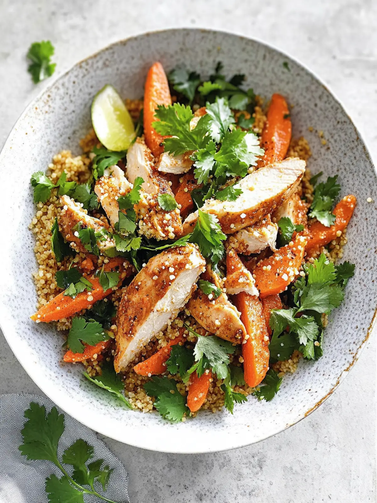 Mouthwatering Moroccan Chicken And Carrot Salad With Whole Wheat Couscous 4 Moroccan Chicken And Carrot Salad With Whole Wheat Couscous