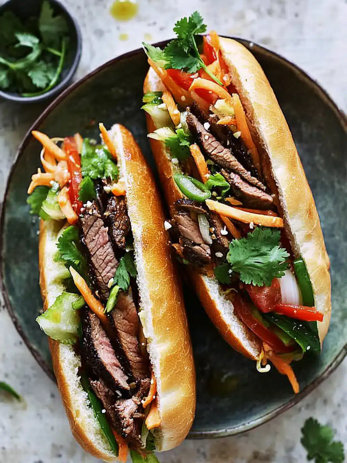 Savor the Flavor: Grilled Beef Banh Mi Done Right 4 Grilled Beef Banh Mi