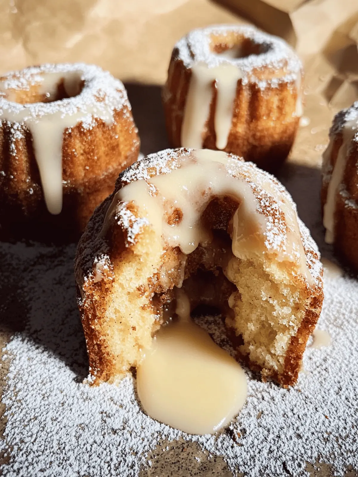 Mini Brown Butter Sourdough Cinnabundts for Cozy Mornings 4 Mini Brown Butter Sourdough Cinnabundts