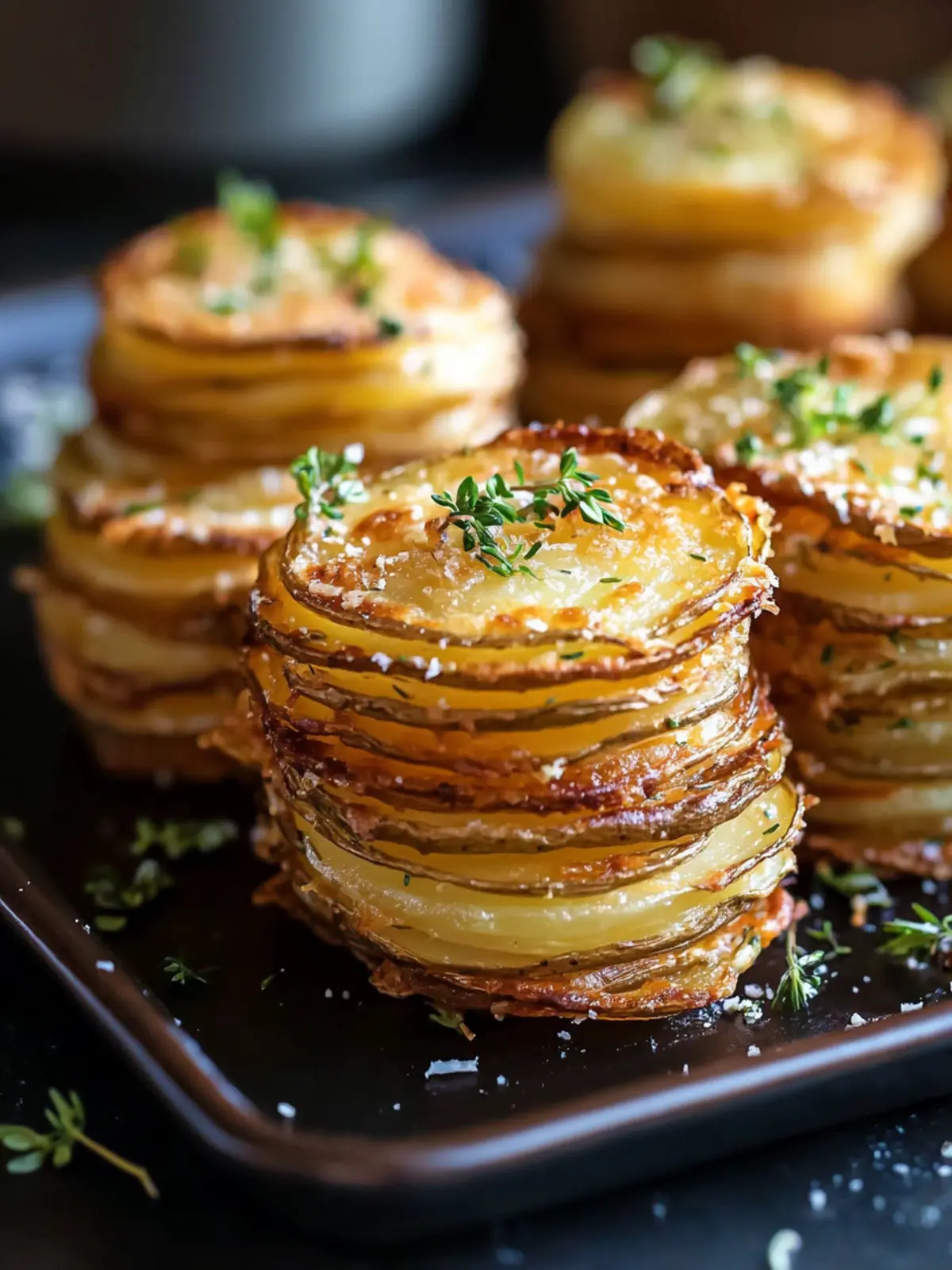 Irresistible Crispy Cheesy Potato Stacks for Your Next Feast 4 Crispy Cheesy Potatoes Stacks