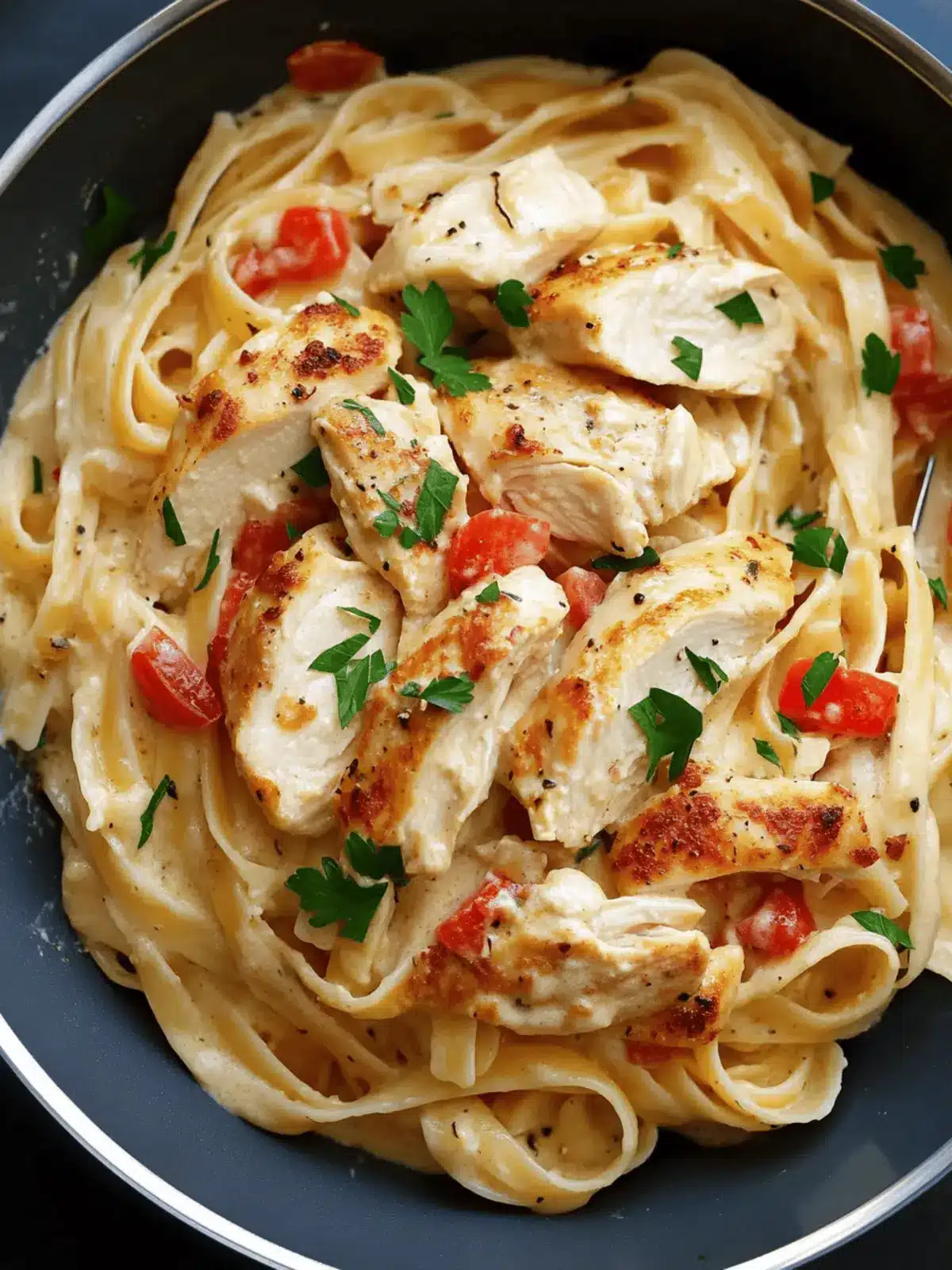 Creamy Chicken Pasta for a Luxuriously Quick Dinner Delight 4 Creamy Chicken Pasta