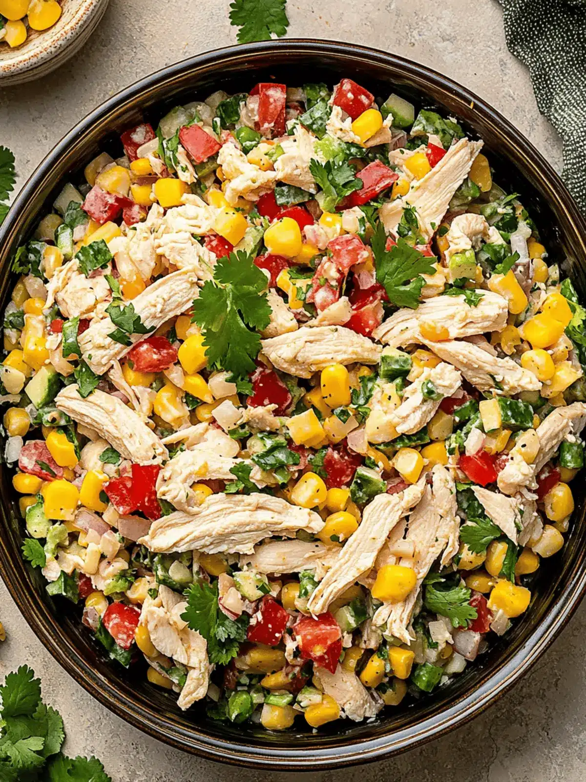 Mexican Chicken Salad Esquites-Inspired for a Fresh Twist 2 Mexican Chicken Salad (Esquites-Inspired)