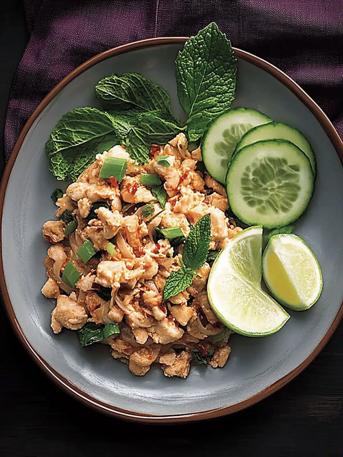 Spicy Thai Chicken Laab Salad for Refreshing Summer Flavors 4 Thai Chicken Laab