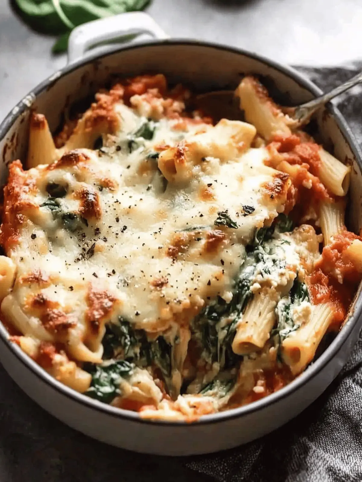 Irresistible Spinach & Ricotta Pasta Bake for Cozy Nights 3 Spinach & Ricotta Pasta Bake