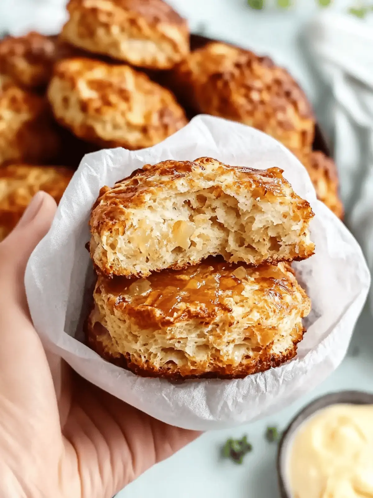 Irresistible Caramelized Vidalia Onion Biscuits with Bourbon Butter 3 Caramelized Vidalia Onion Biscuits with Bourbon Butter