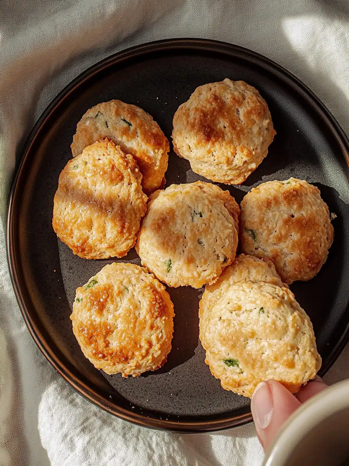 Protein-Packed Cheddar Ham Biscuits for a Hearty Snack 2 Protein Biscuits