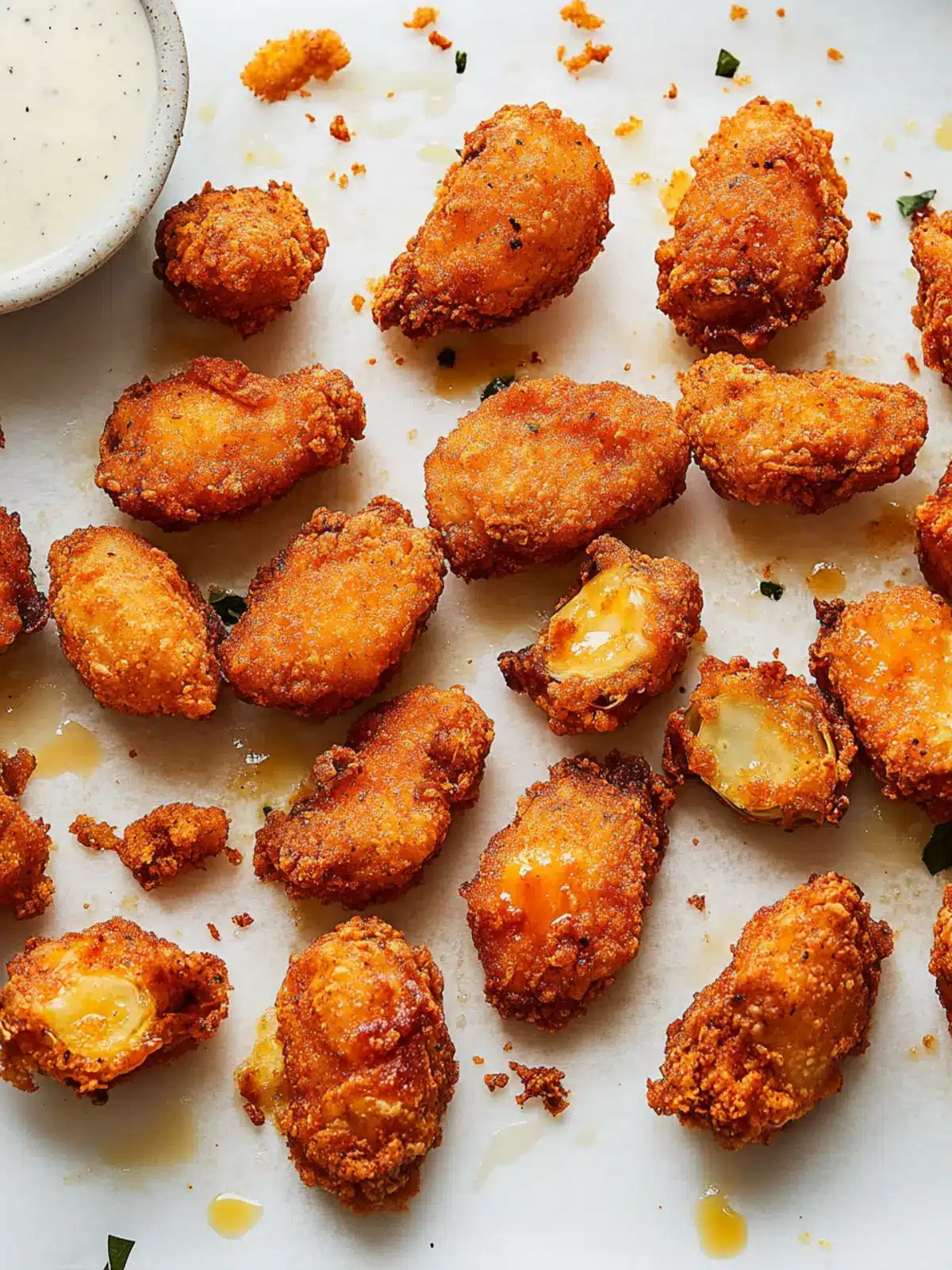 Crispy Fried Buffalo Artichoke Hearts for Game Day Fun 4 Fried Buffalo Artichoke Hearts