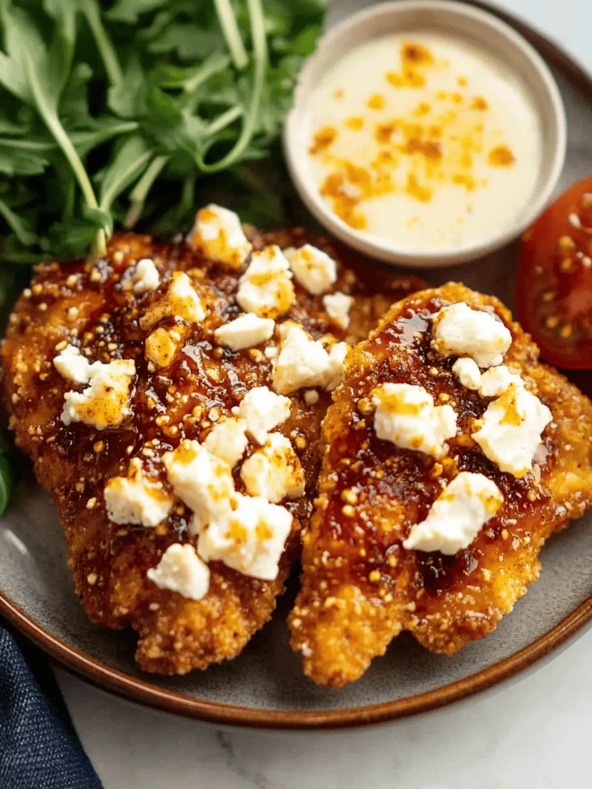 Crispy Hot Honey Feta Chicken: Your New Weeknight Favorite 4 Crispy Hot Honey Feta Chicken