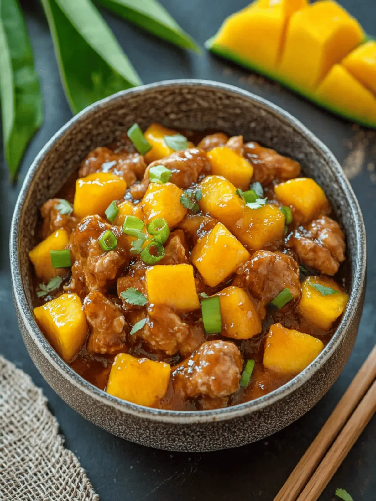 Savory Asian Mango Chicken: A Flavorful Twist at Home 3 Asian Mango Chicken