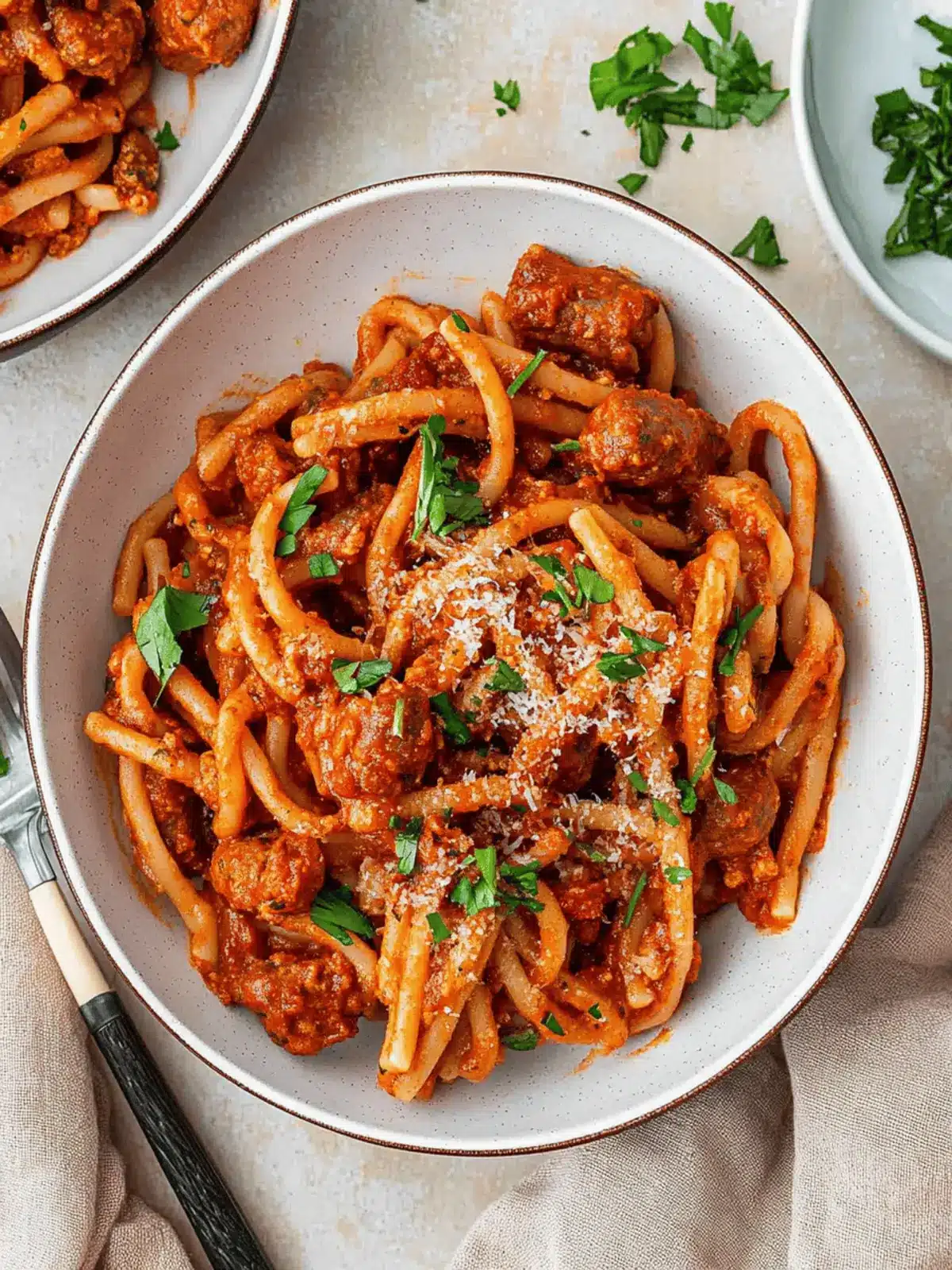 One Pot Spicy Sausage Pasta: Flavorful Dinner in 30 Minutes 3 One Pot Spicy Sausage Pasta