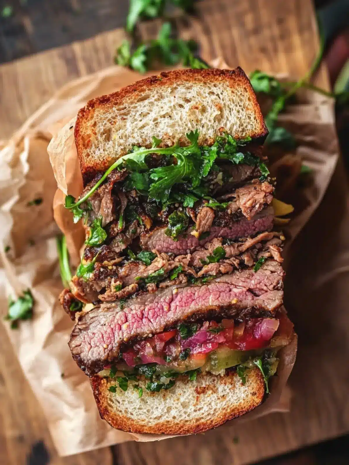 Savory Lamb Sandwich with Zesty Chimichurri to Wow Your Tastebuds 4 Lamb Sandwich