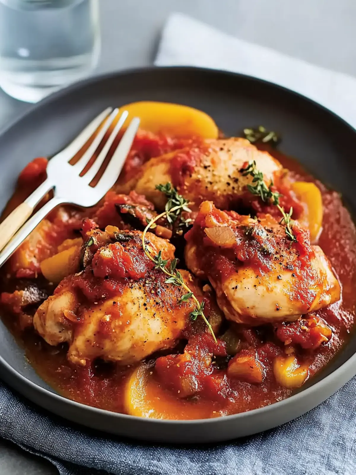 Savory Braised Chicken all'Arrabbiata for Cozy Nights 2 Braised Chicken all'Arrabbiata