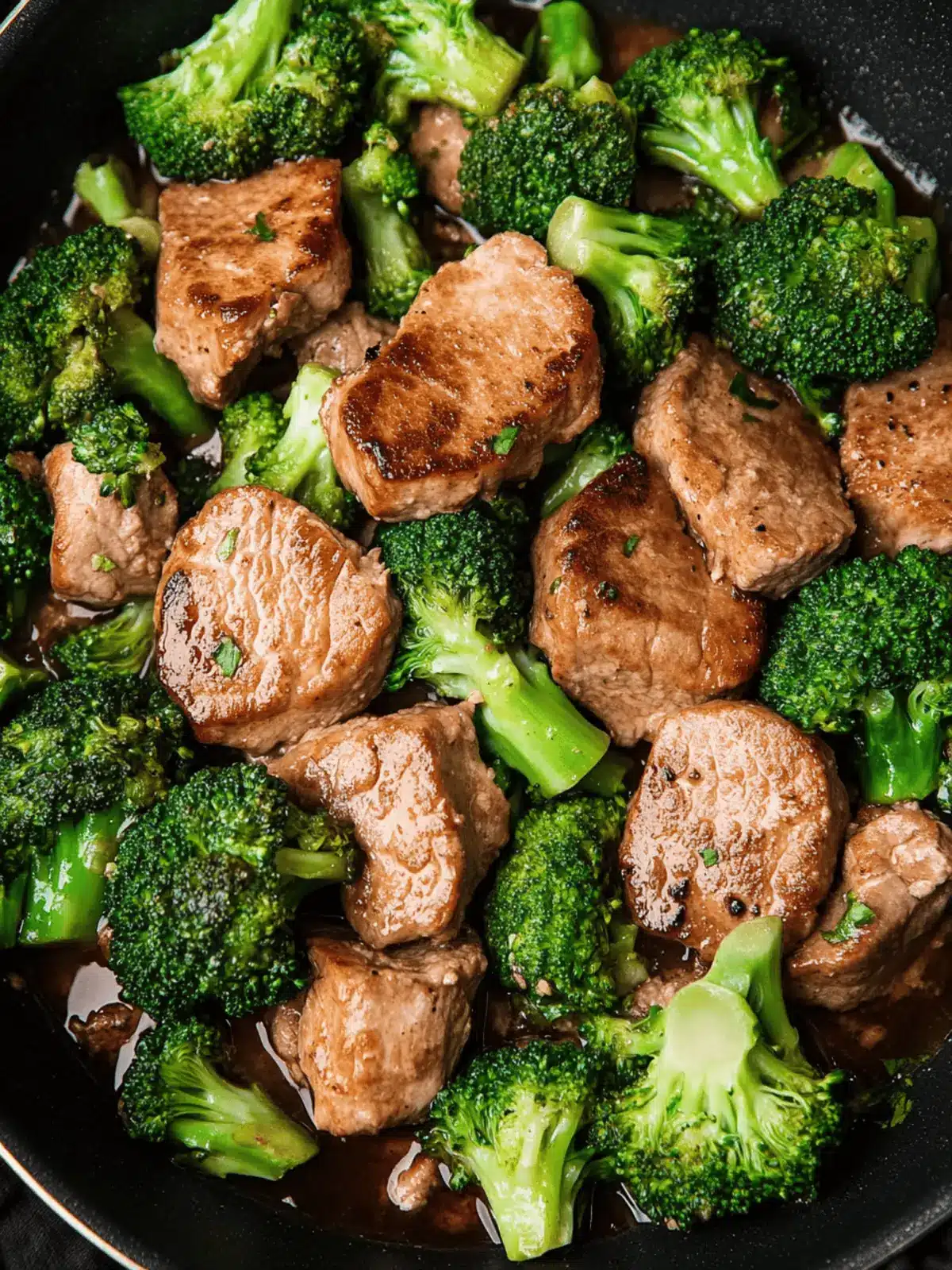 Savory Pork Medallions with Broccoli: A Quick One-Pan Wonder 4 Pork Medallions with Broccoli (One Pan Meal)