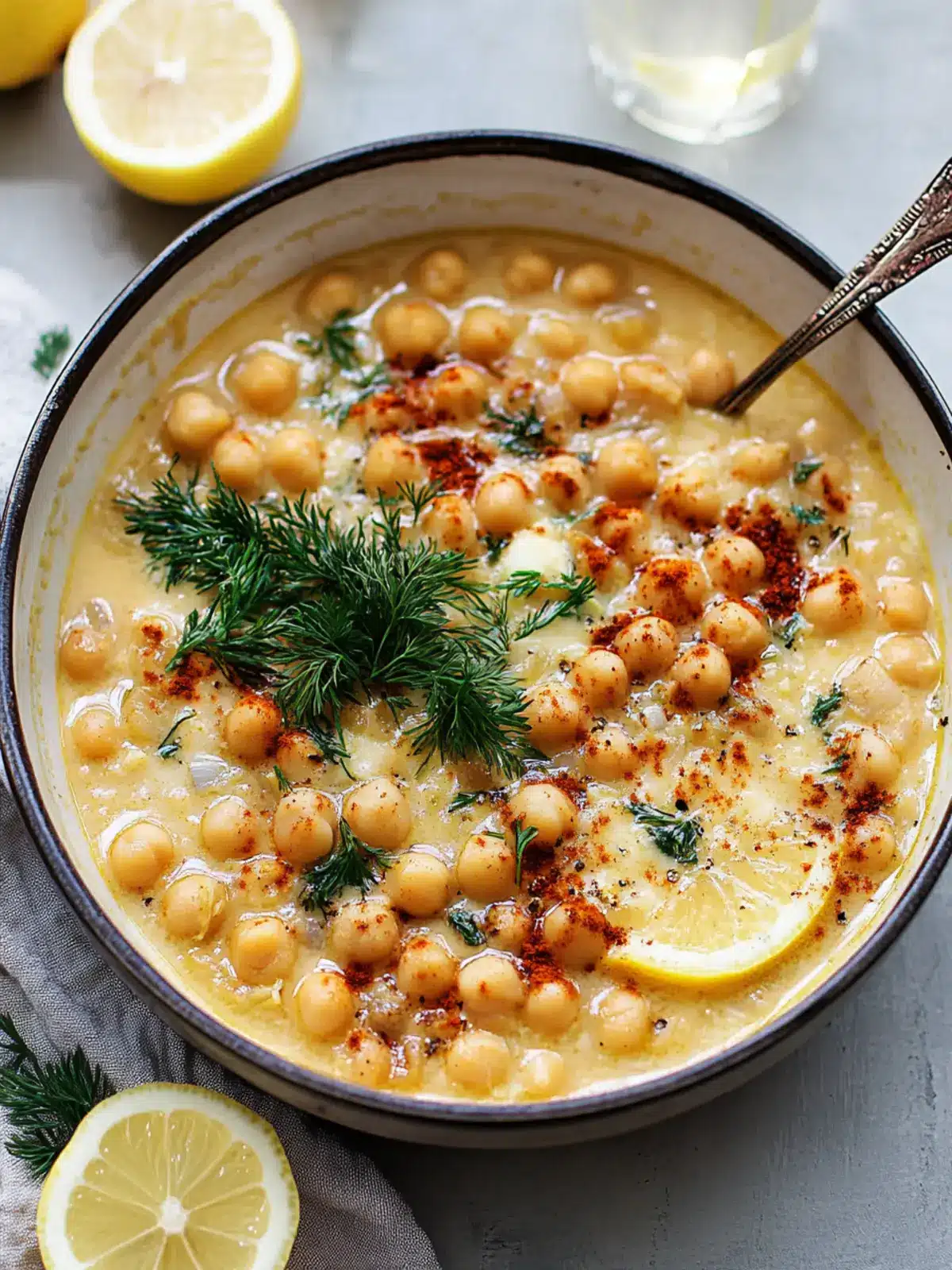 Lemon Chickpea Stew: Comforting Plant-Powered Delight 2 Lemon Chickpea Stew