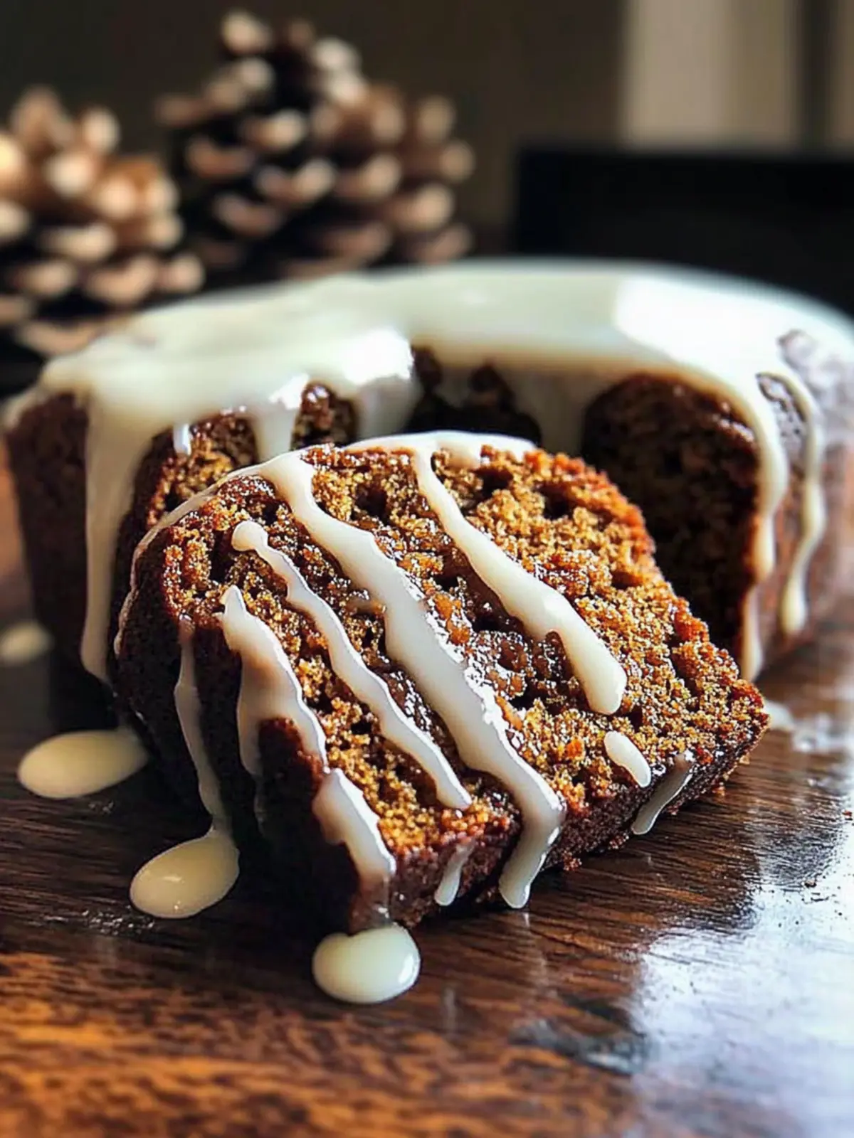 Spiced Gingerbread with Heavenly Glaze for Cozy Nights 3 Spiced Gingerbread with Heavenly Glaze