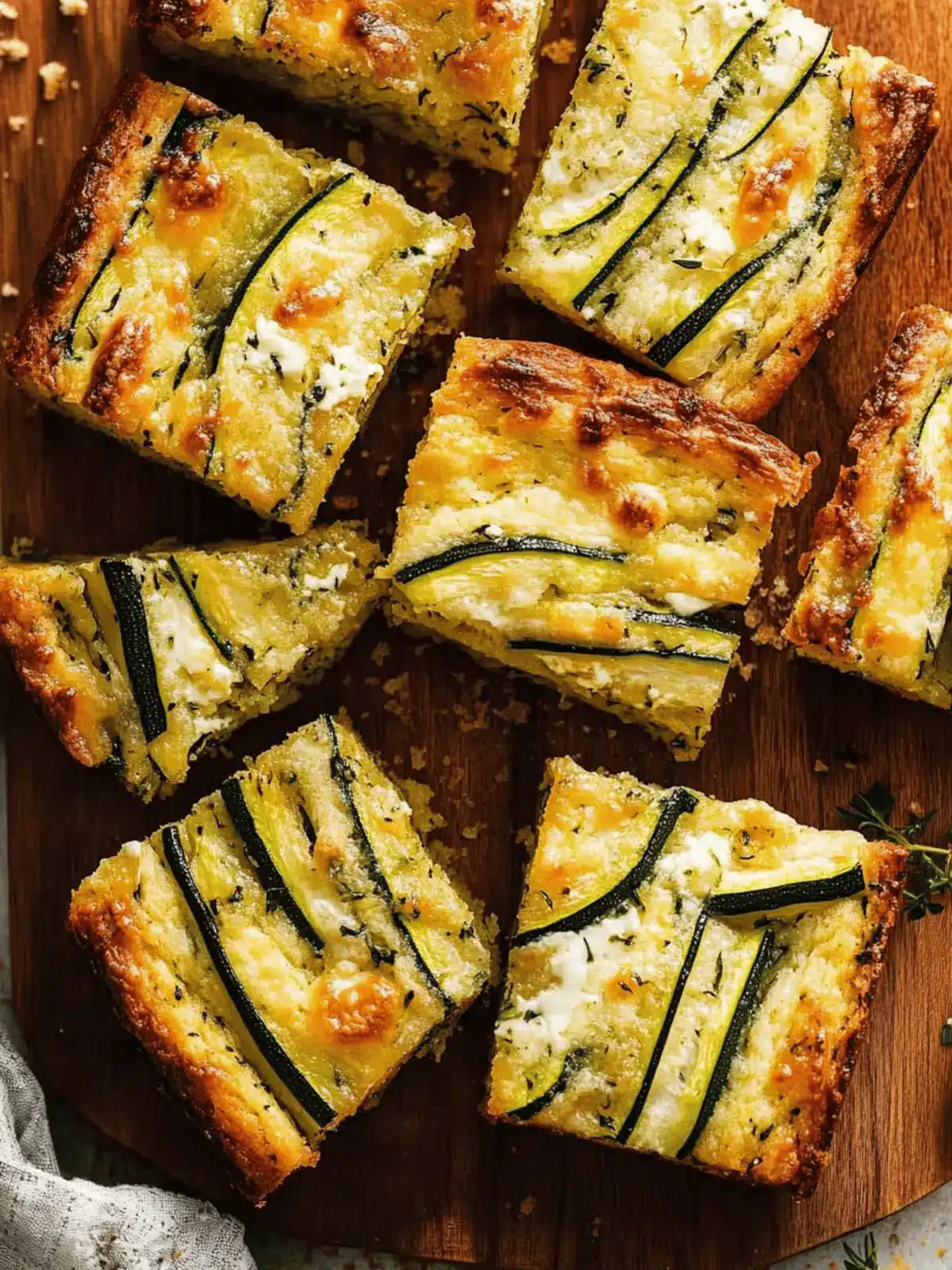 Savory Zucchini Cheese Muffin Slab for Easy Family Meals 4 Zucchini Cheese Muffin Slab