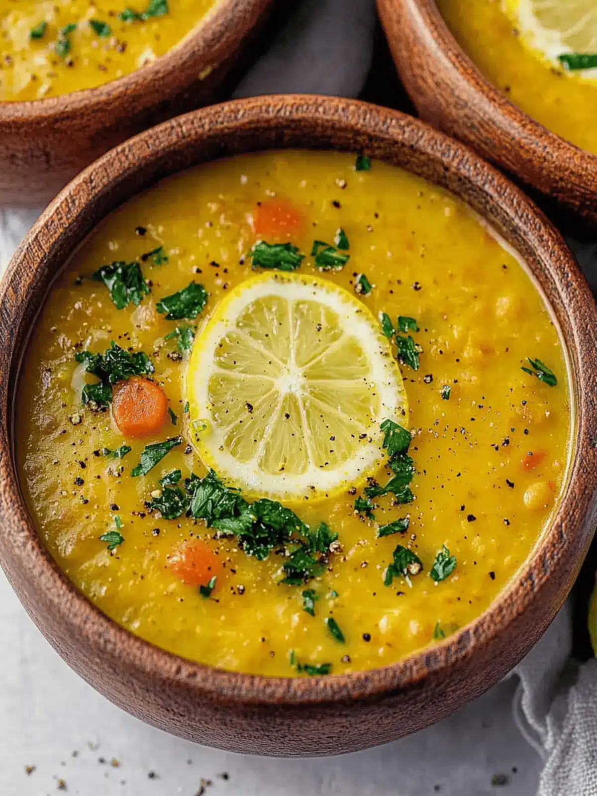 Vegan Lemon Lentil Soup with Turmeric for Ultimate Comfort 2 Vegan Lemon Lentil Soup with Turmeric