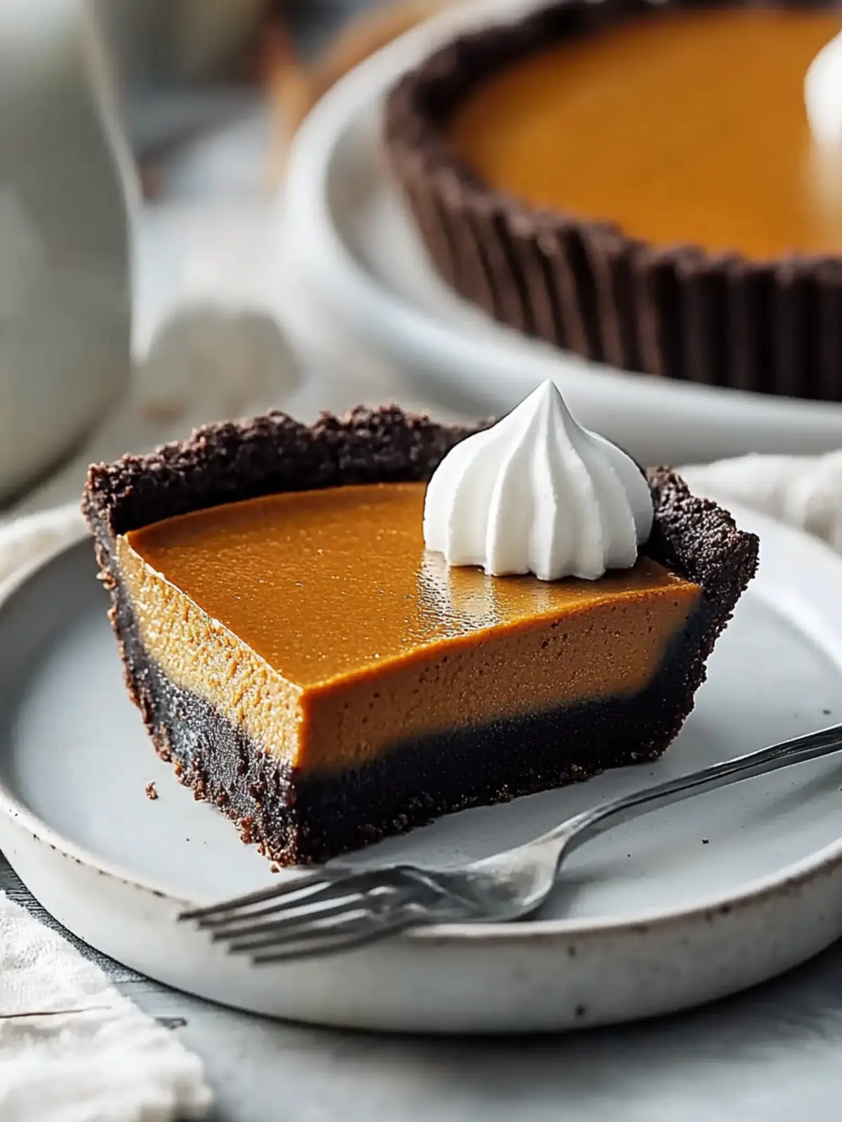 Indulge in Amazing Dark Chocolate Pumpkin Tart Bliss 4 Amazing Dark Chocolate Pumpkin Tart