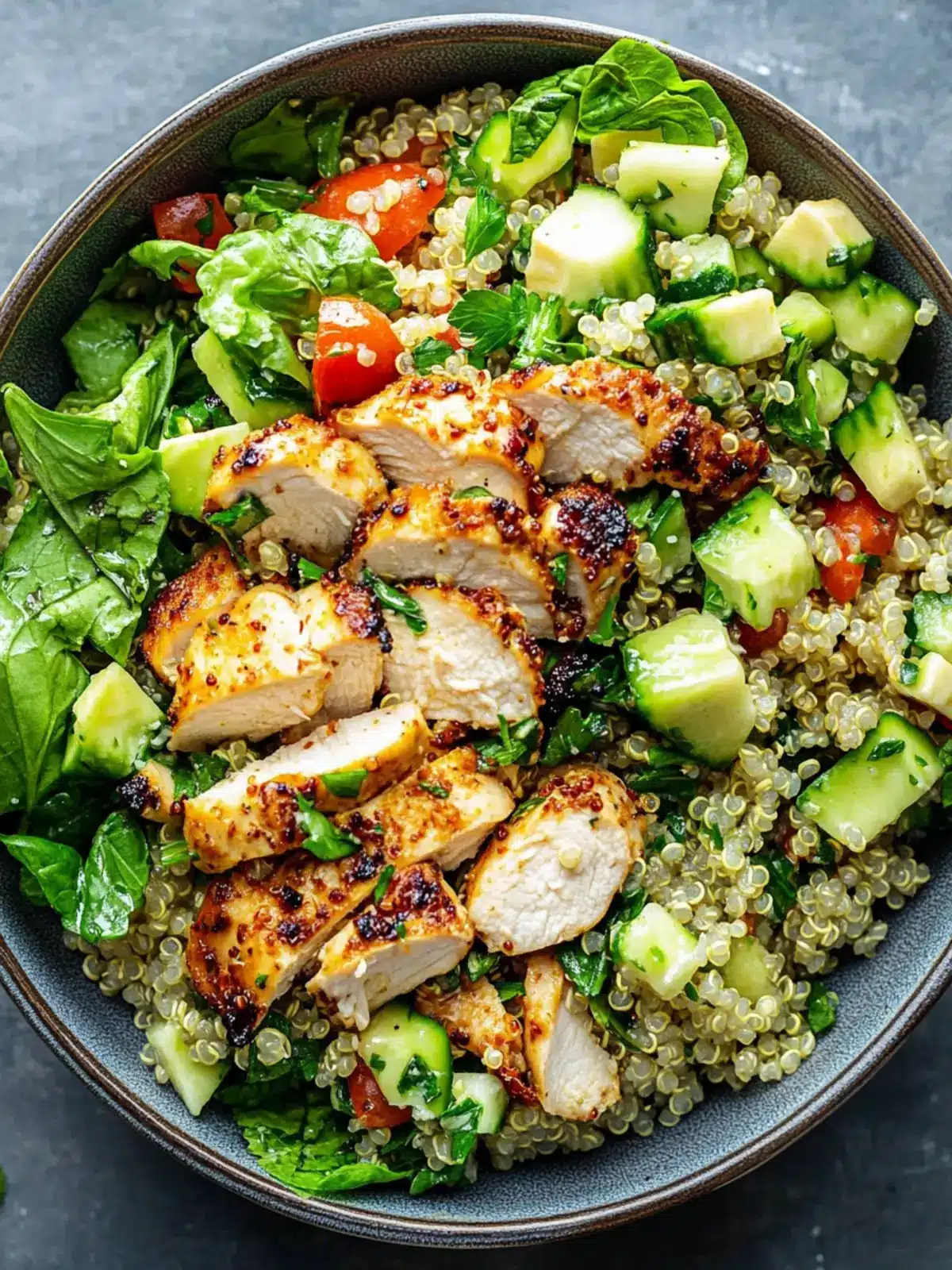 Savory Crunchy Quinoa & Chicken Salad for Perfect Weeknight Dinners 4 Crunchy Quinoa & Chicken Salad