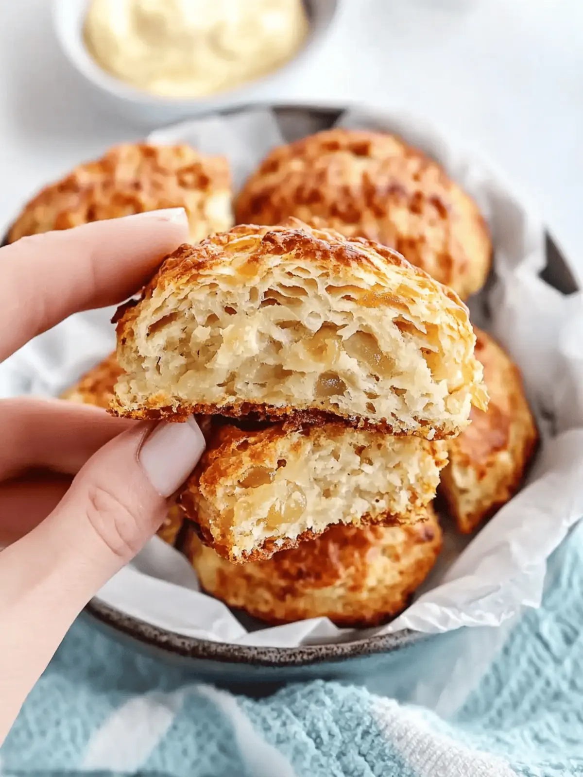 Irresistible Caramelized Vidalia Onion Biscuits with Bourbon Butter 4 Caramelized Vidalia Onion Biscuits with Bourbon Butter