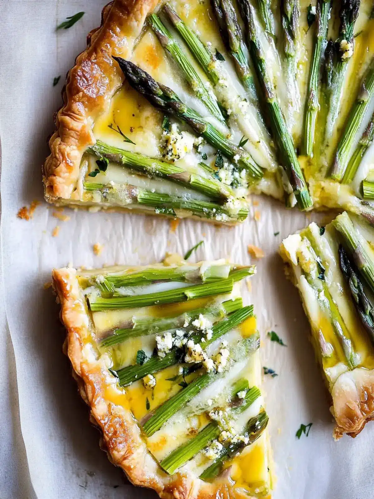 Irresistible Asparagus Tart with Honey Mustard Sauce Delight 2 Asparagus Tart with Honey Mustard Sauce