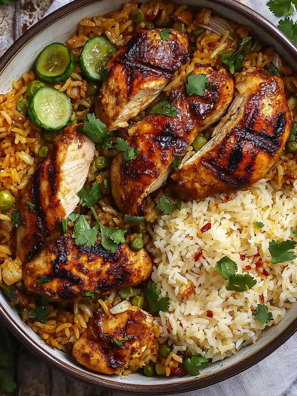 Coconut Curry Rice with Grilled Chicken for a Flavor Boost 2 Coconut Curry Rice with Grilled Chicken