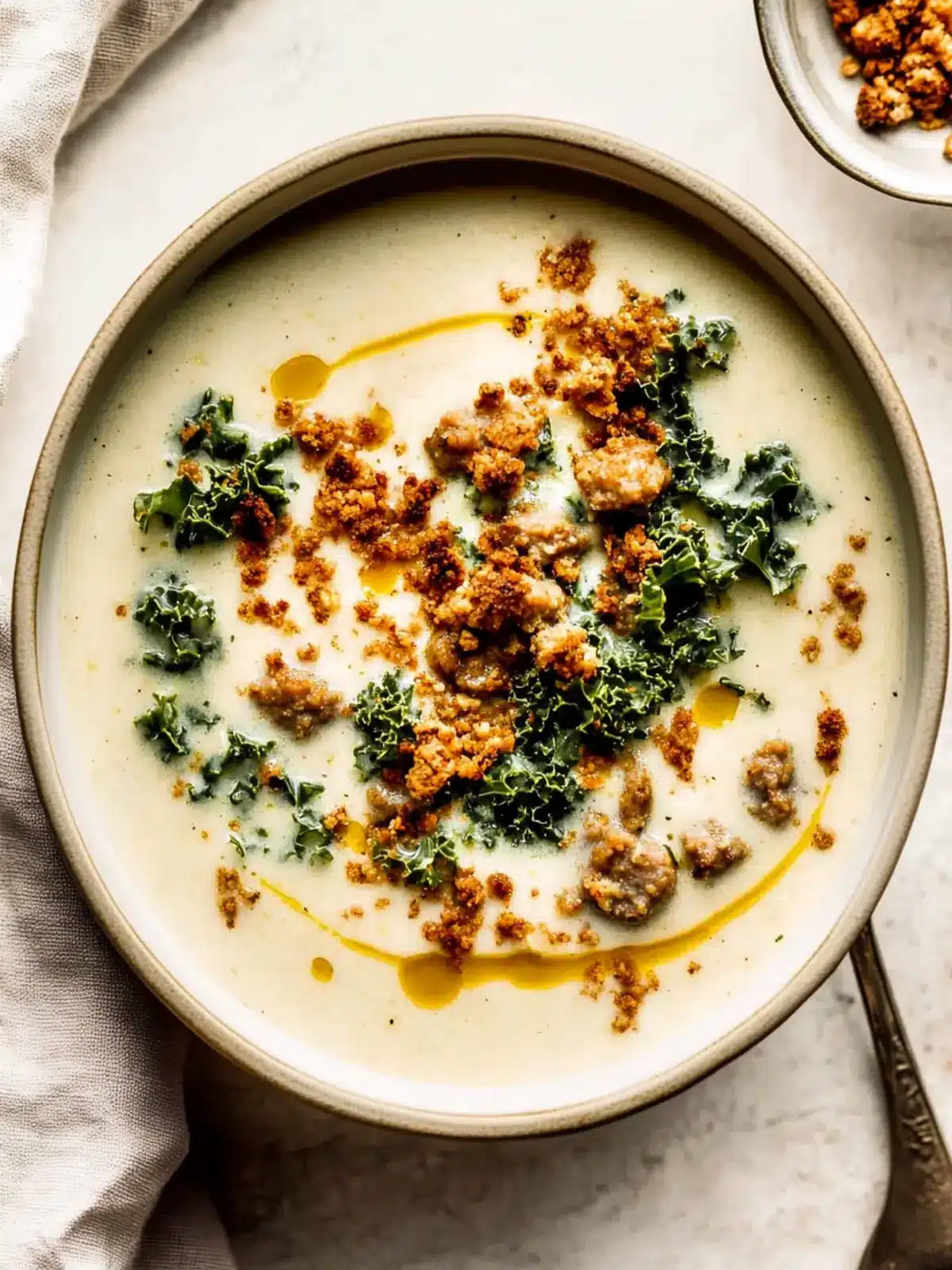 Cozy Cauliflower Sausage Kale Soup for Comforting Nights 2 Cauliflower Sausage Kale Soup