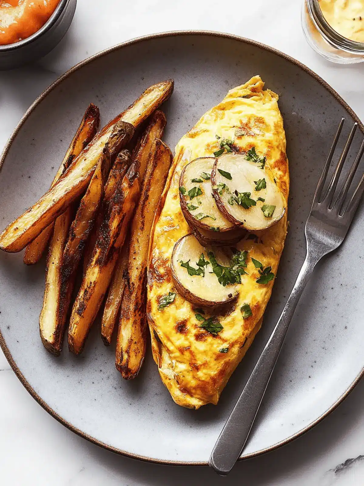 Omelette des Oignons et des Frites: A Comforting Classic Dish 4 Omelette des Oignons et des Frites