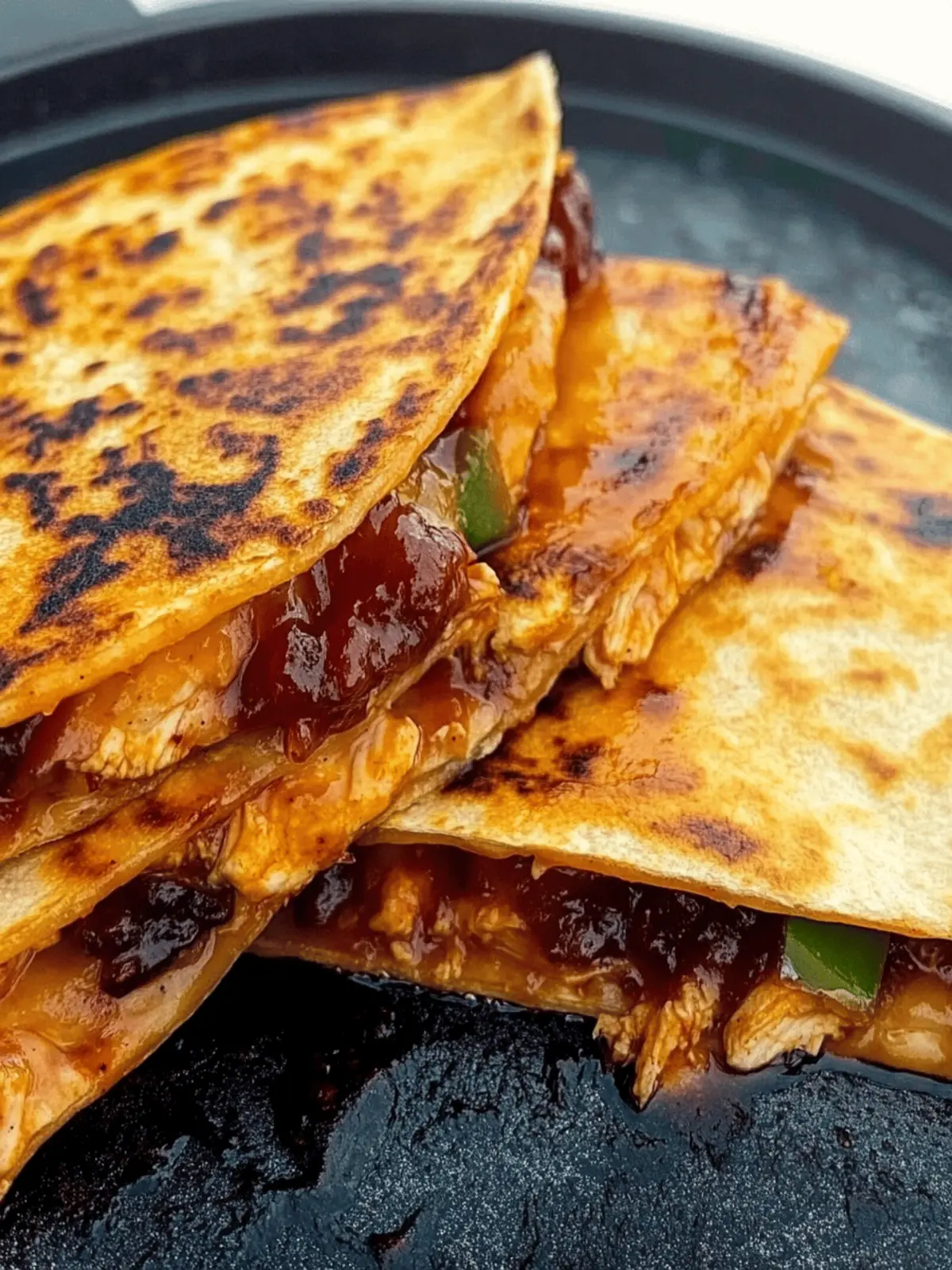 Irresistible Blackstone Hot Honey BBQ Chicken Quesadillas Recipe 2 Blackstone Hot Honey BBQ Chicken Quesadillas