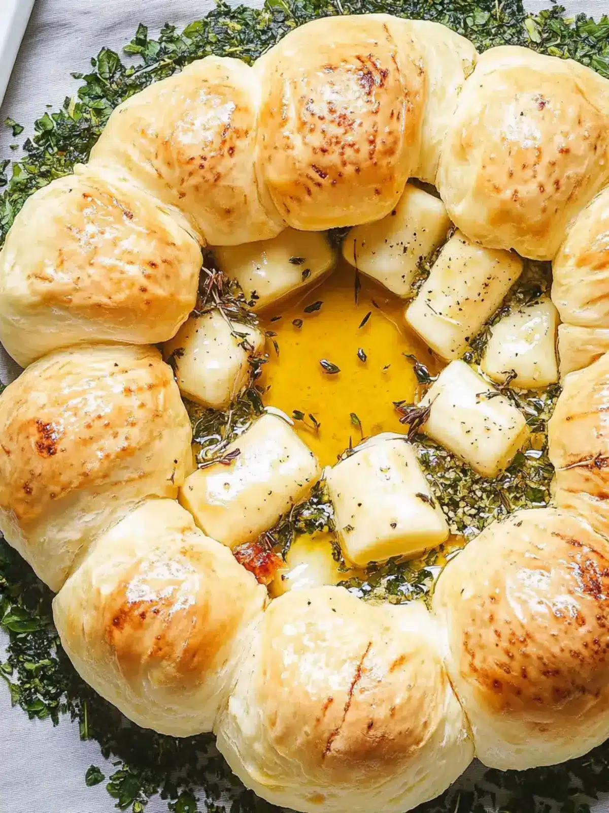 Melt-in-Your-Mouth Baked Brie Wreath for Cozy Gatherings 2 Baked Brie Wreath