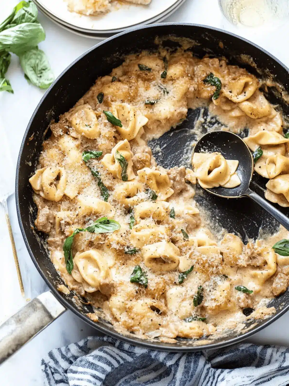 Baked Tortellini Skillet: 30-Minute Comfort Food Delight 2 Baked Tortellini Skillet