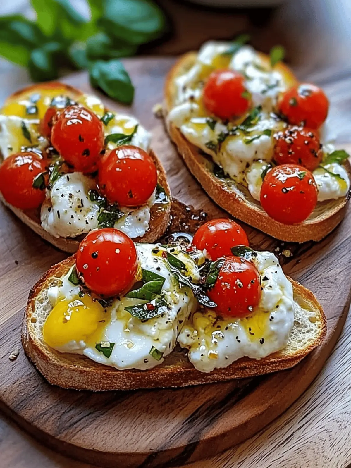 Delicious Burrata Bruschetta for Effortless Entertaining 4 Burrata Bruschetta