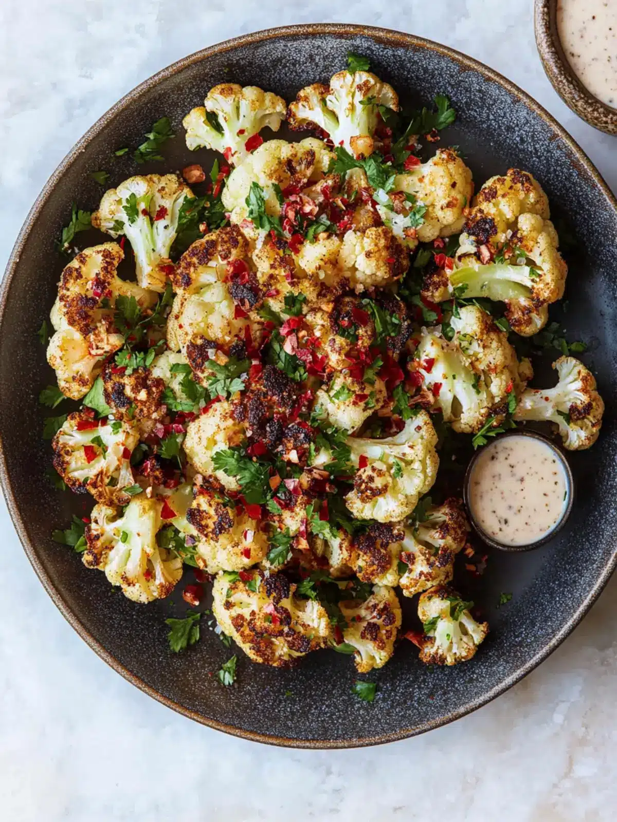 Perfect Sumac Cauliflower with Creamy Tahini Bliss 4 Sumac Cauliflower With Tahini
