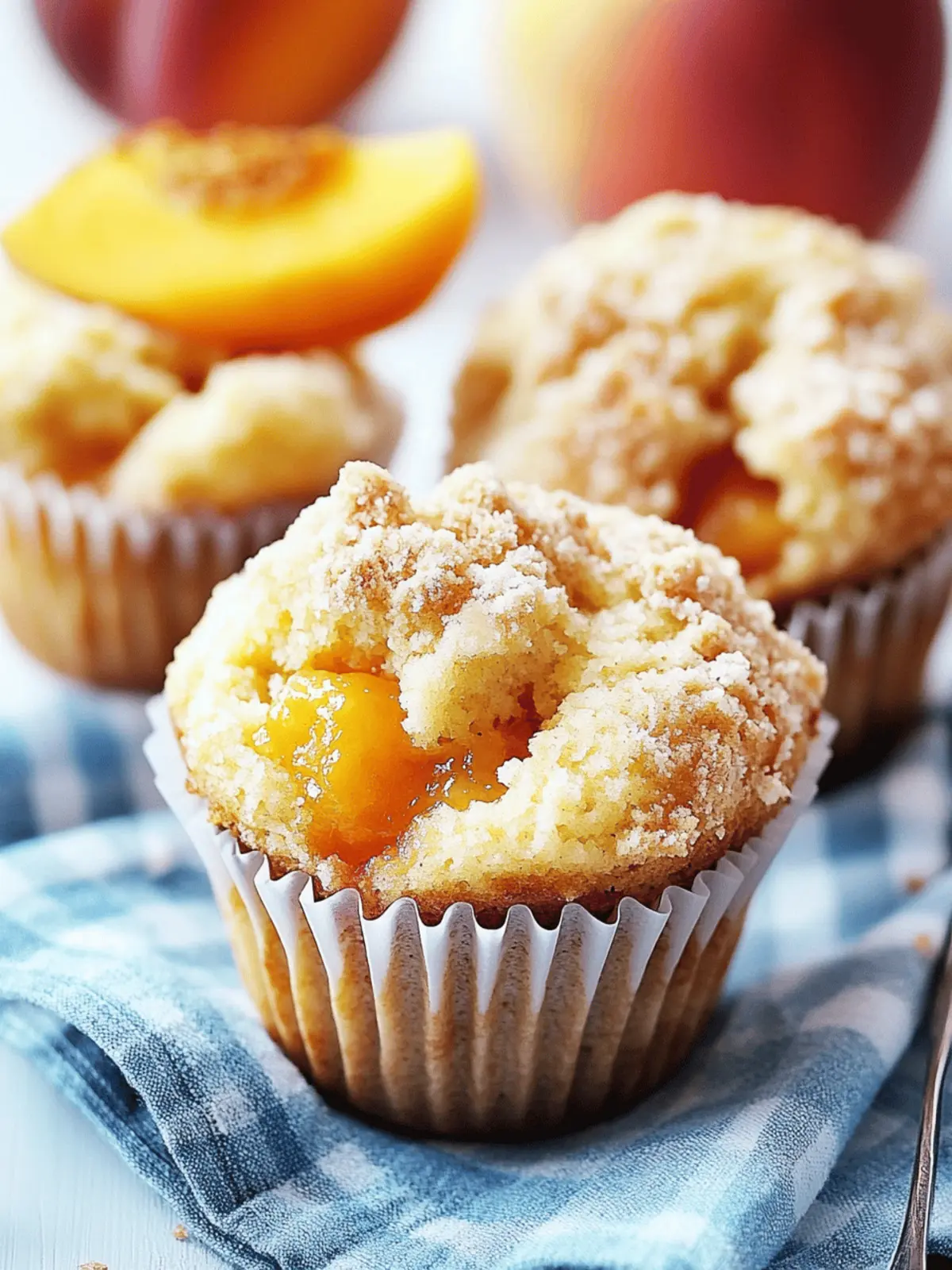 Delicious Homemade Peach Cobbler Muffins for Quick Comfort 4 Homemade Peach Cobbler Muffins
