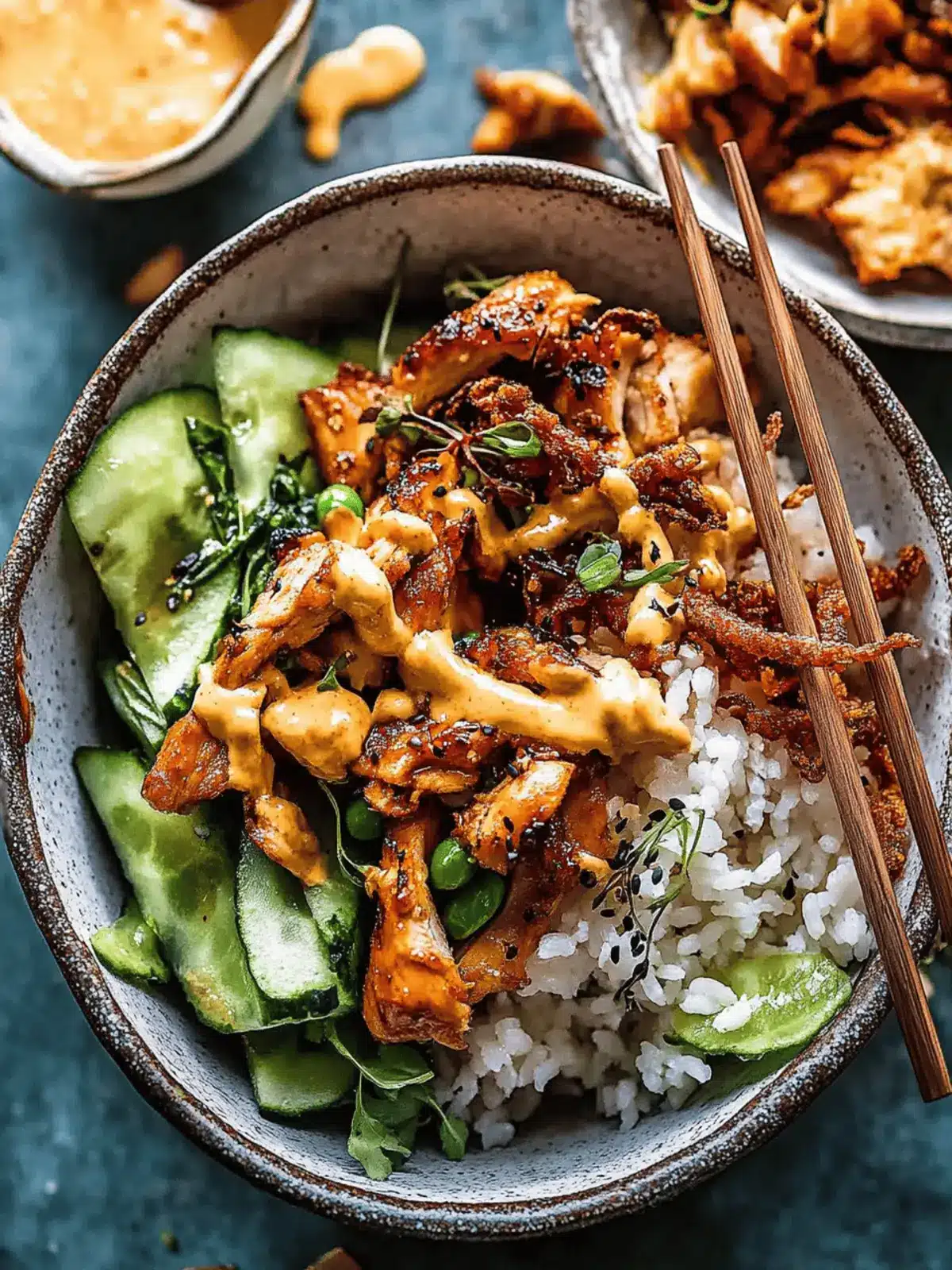 Spicy Chicken Yum Yum Rice Bowls Loaded with Flavor and Crunch 4 Spicy Chicken Yum Yum Rice Bowls