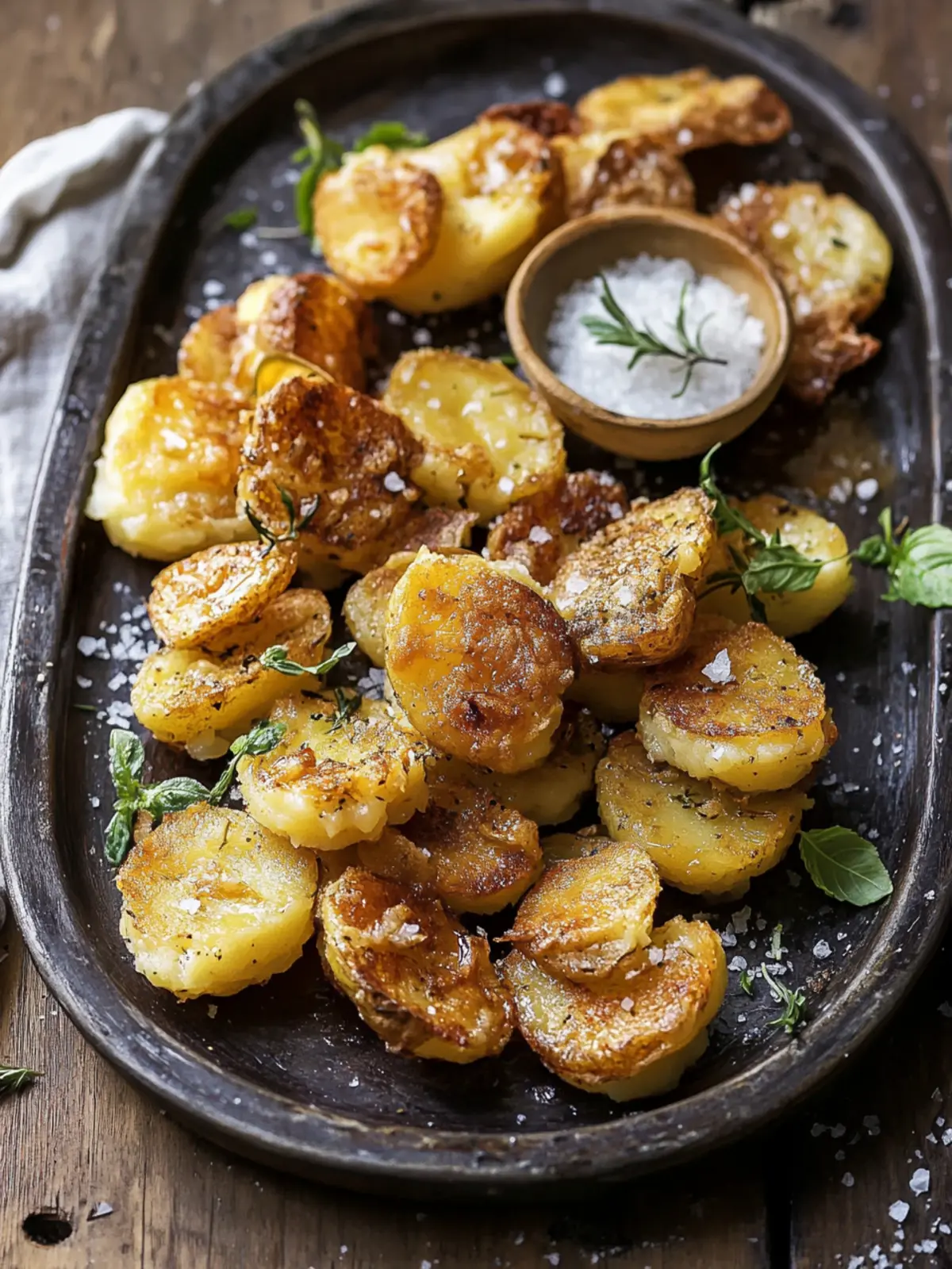 Crispy Salt and Vinegar Smashed Potatoes You ll Crave Daily 4 Crispy Salt and Vinegar Smashed Potatoes