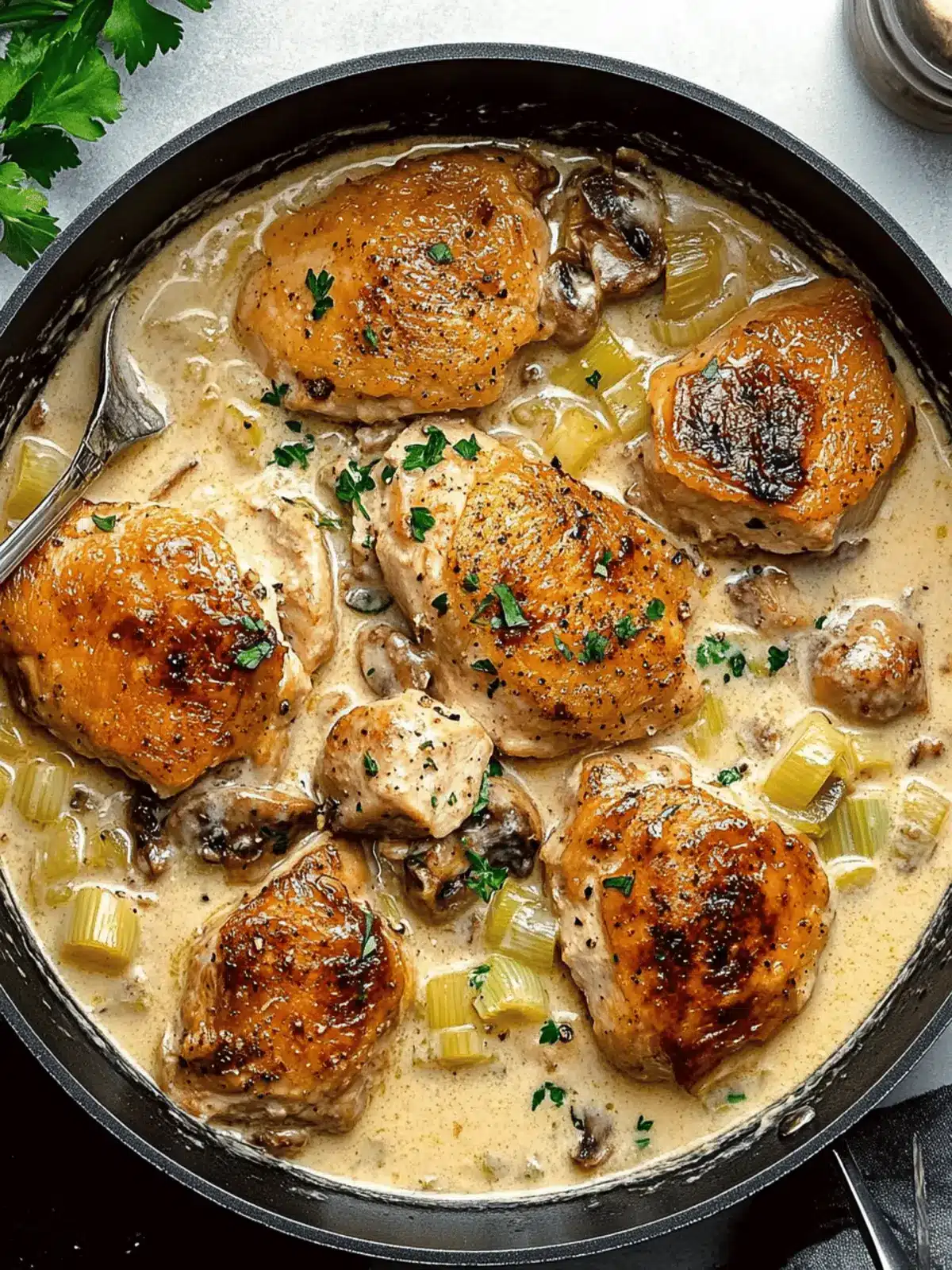 Creamy Chicken and Leeks: Cozy Comfort Food for All 2 Creamy Chicken and Leeks