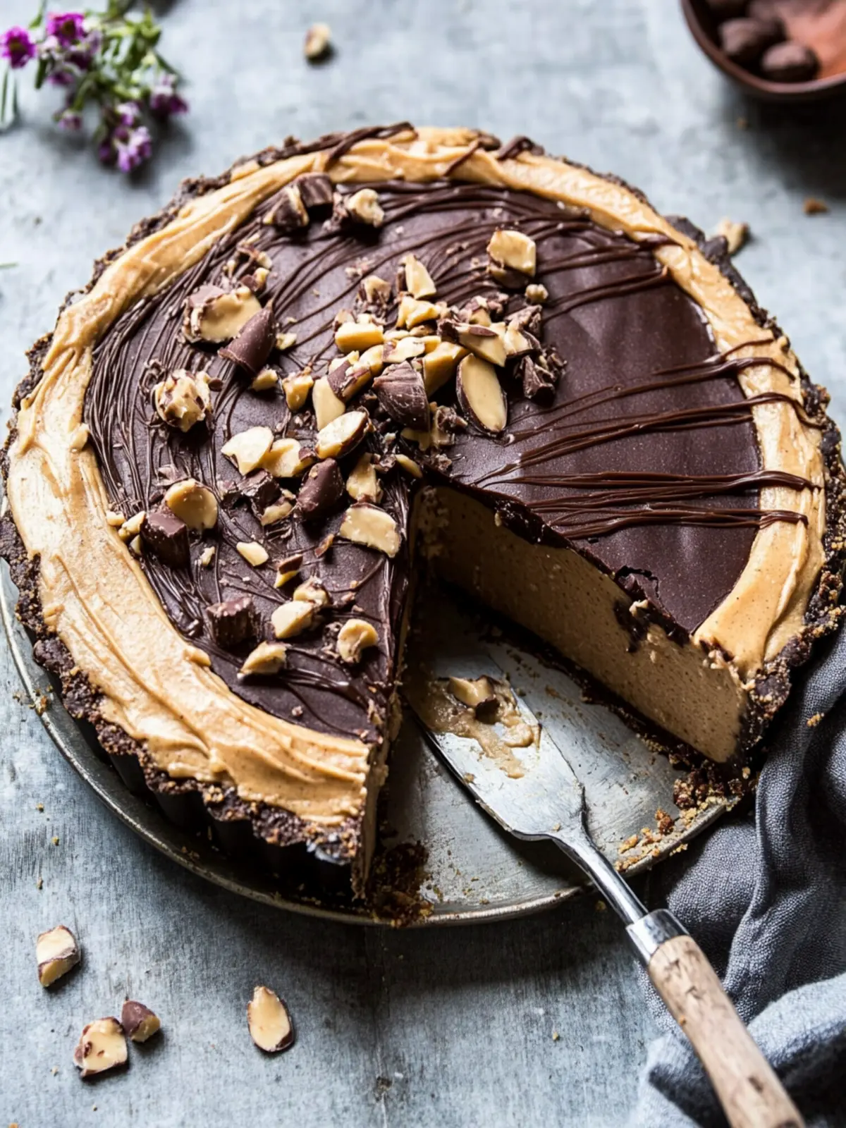 Frozen Peanut Butter Cup Pie That Will Melt Your Heart 4 Frozen Peanut Butter Cup Pie