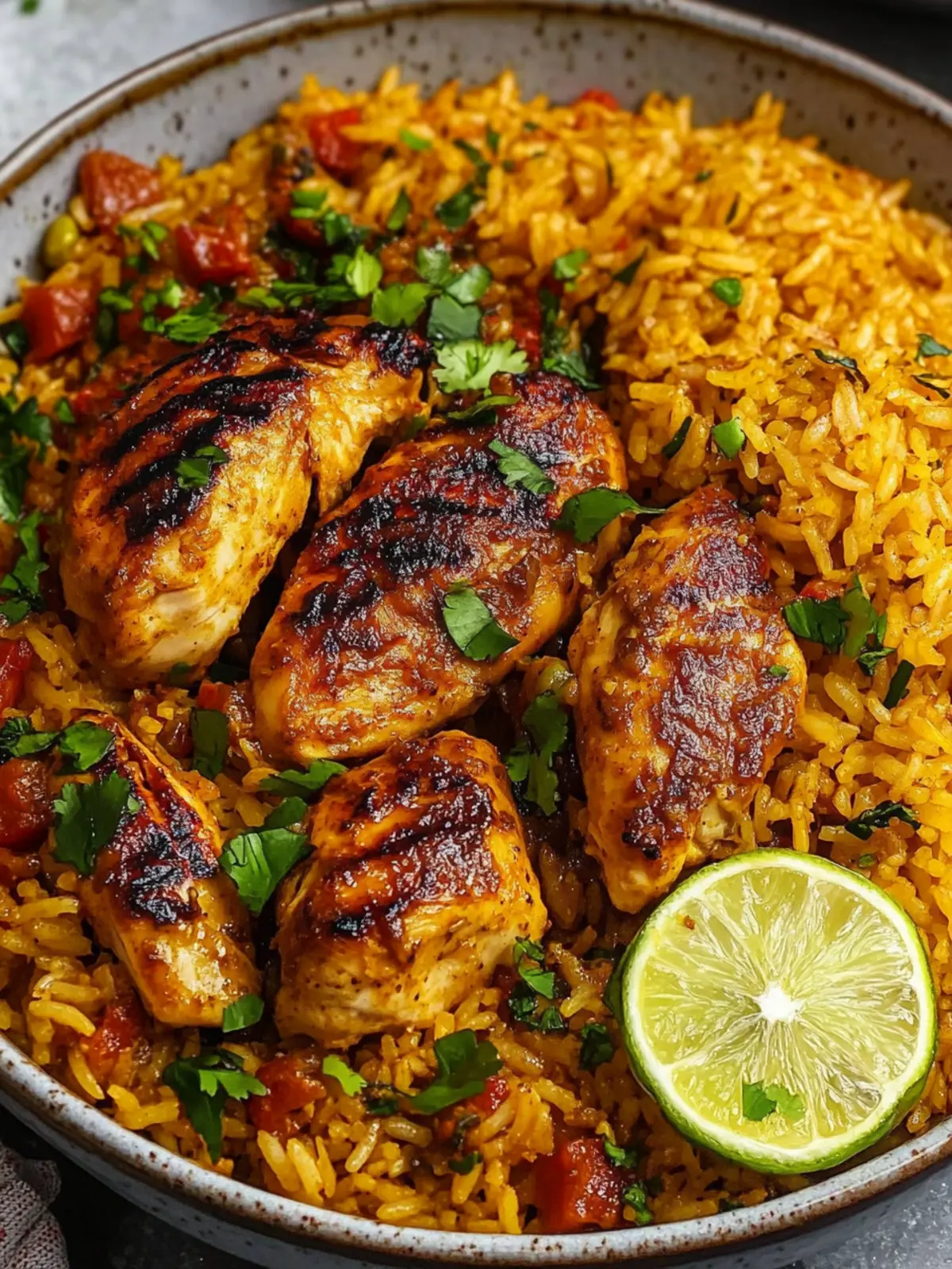 Coconut Curry Rice with Grilled Chicken for a Flavor Boost 4 Coconut Curry Rice with Grilled Chicken
