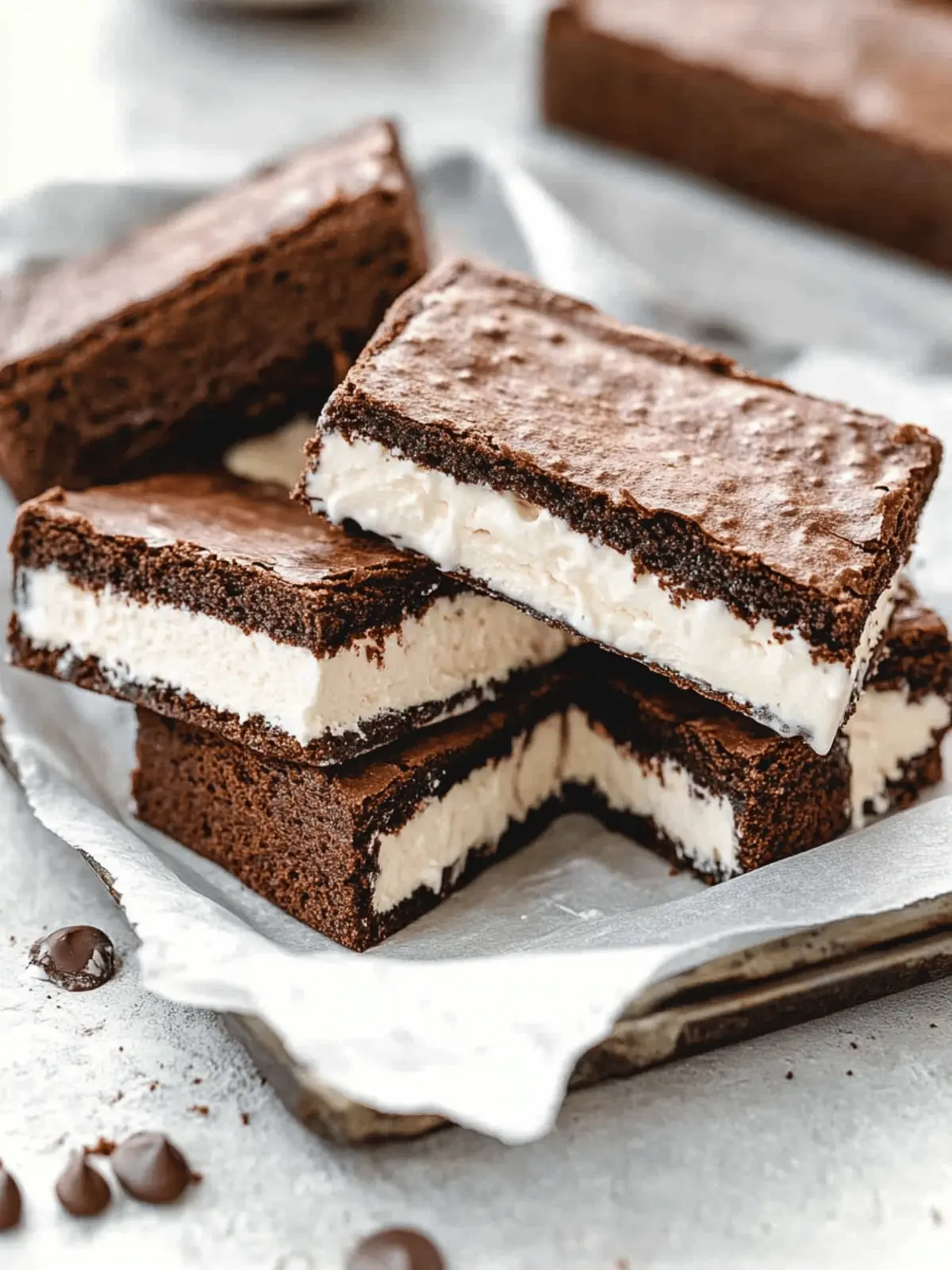 Decadent Brownie Ice Cream Sandwiches You ll Crave! 3 Brownie Ice Cream Sandwiches