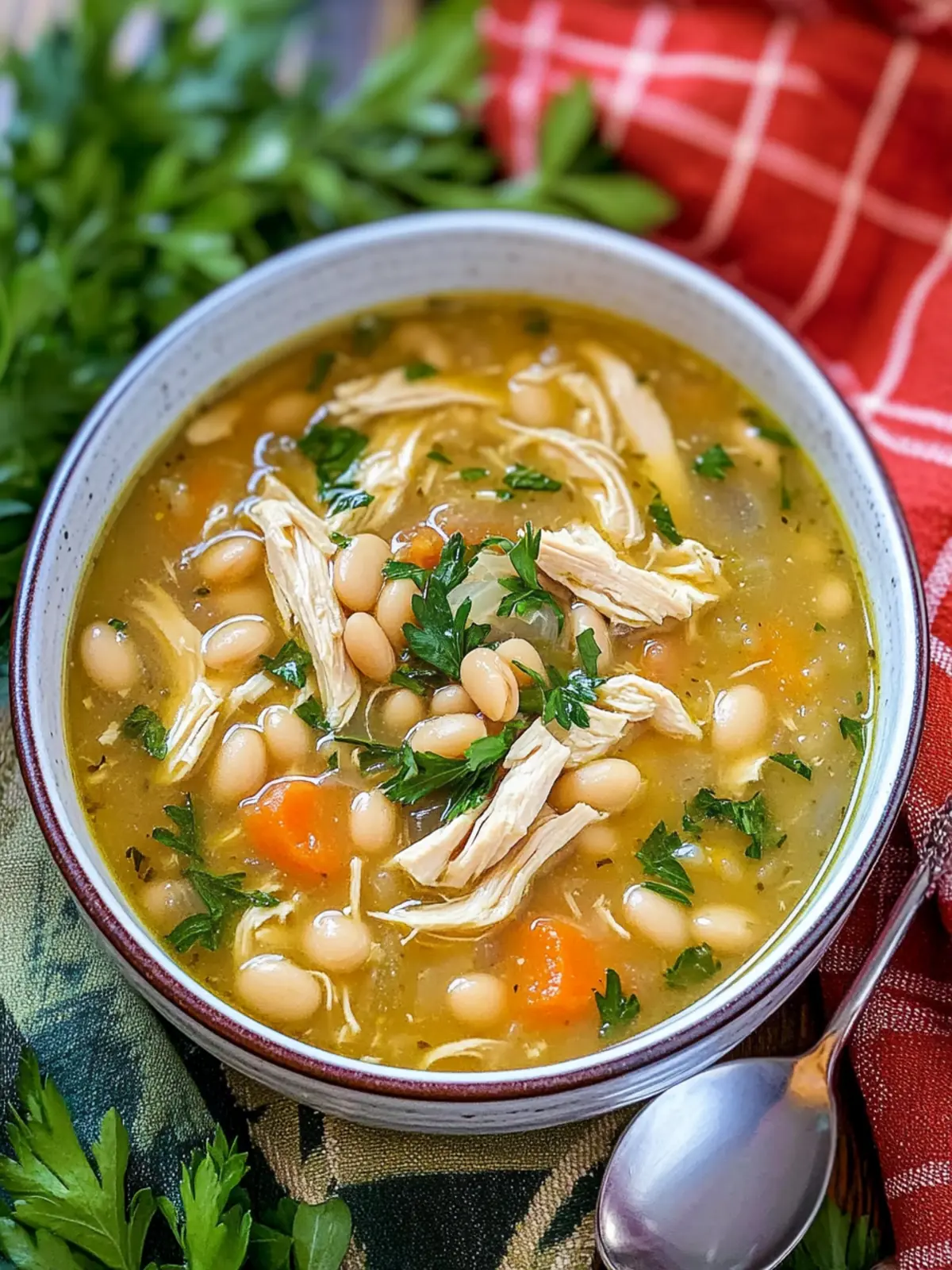 Instant Pot Chicken and White Bean Soup That Warms Hearts 4 Instant Pot Chicken and White Bean Soup