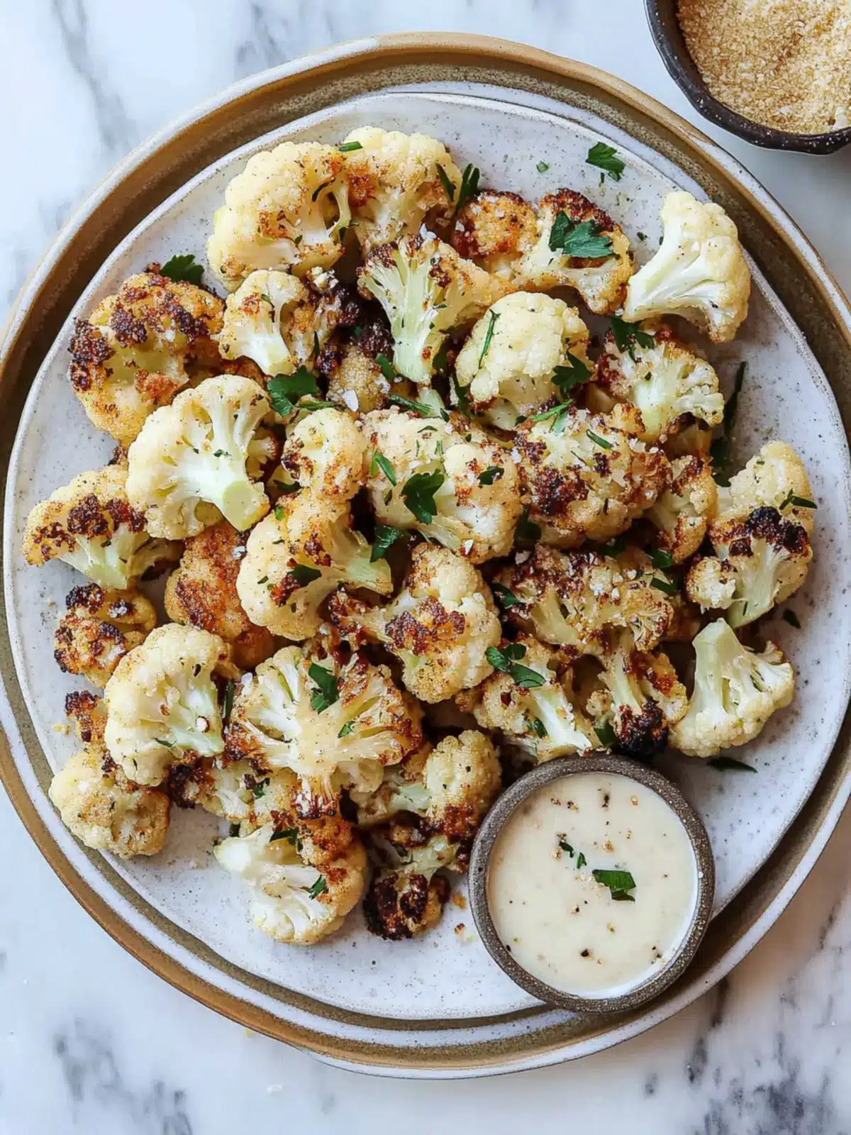 Perfect Sumac Cauliflower with Creamy Tahini Bliss 3 Sumac Cauliflower With Tahini