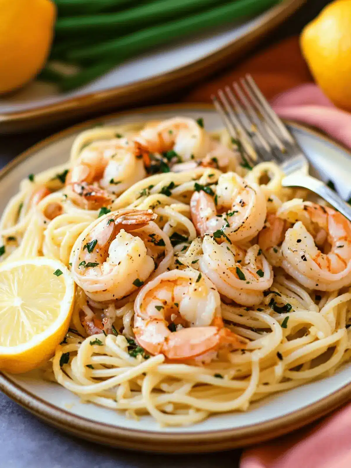 Baked Lemon Garlic Shrimp with Pasta in 30 Minutes Delight 4 Baked Lemon Garlic Shrimp with Pasta