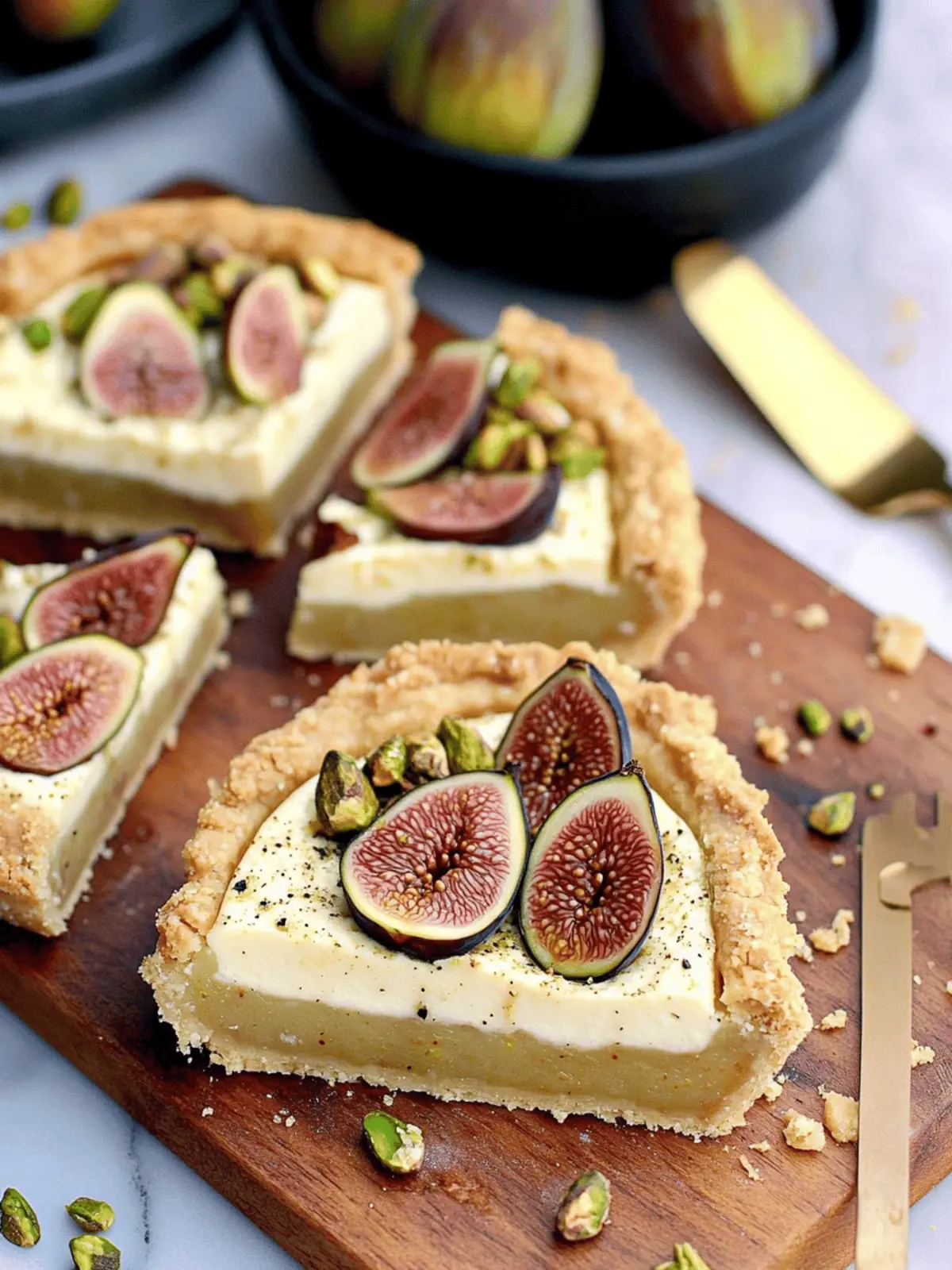 Fig Mascarpone Tart with Pistachio Black Pepper Crust Bliss 2 Fig Mascarpone Tart with Pistachio Black Pepper Crust