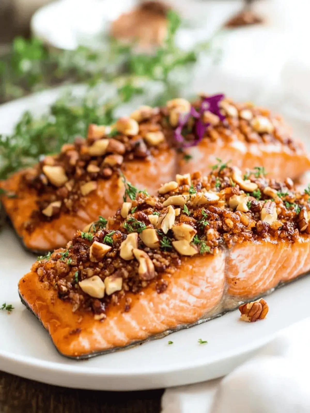 Maple Walnut Crusted Salmon: Quick, Healthy, and Irresistible 2 Maple Walnut Crusted Salmon