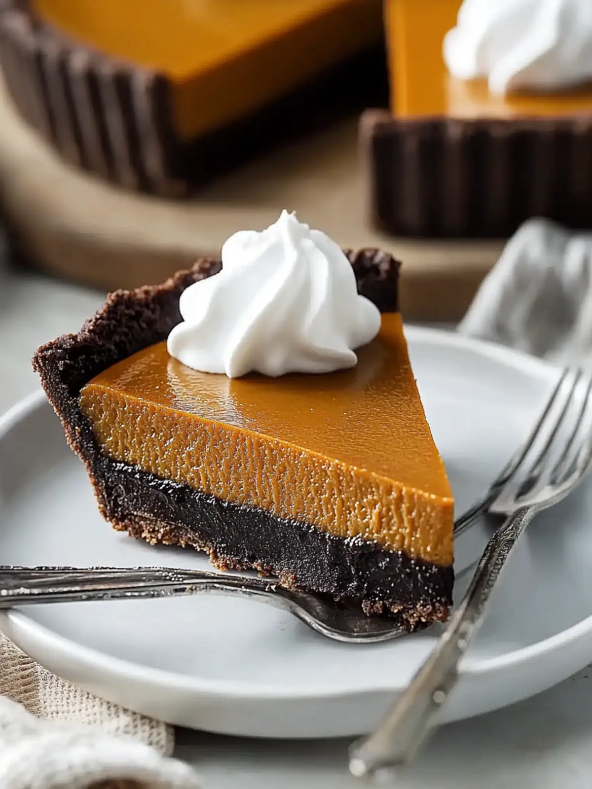 Indulge in Amazing Dark Chocolate Pumpkin Tart Bliss 2 Amazing Dark Chocolate Pumpkin Tart