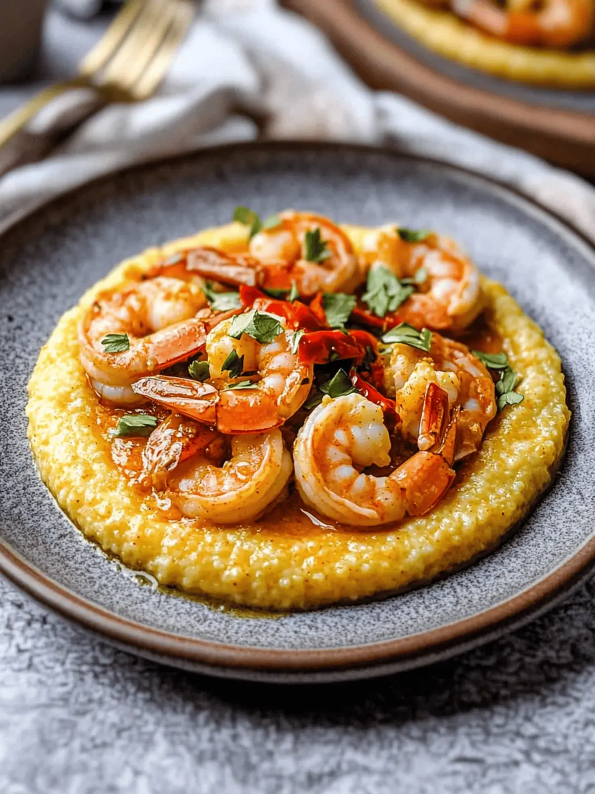 Red Chile Spiced Shrimp and Grits with a North African Twist 4 Red Chile Spiced Shrimp and Grits