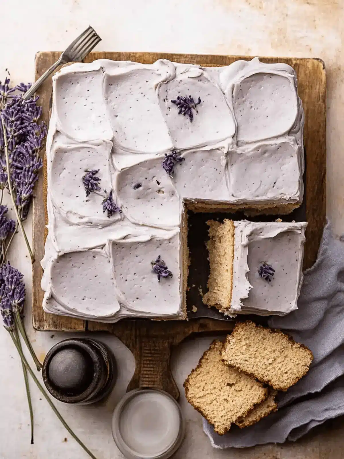 Decadent London Fog Cake with Earl Grey and Lavender Bliss 4 London Fog Cake
