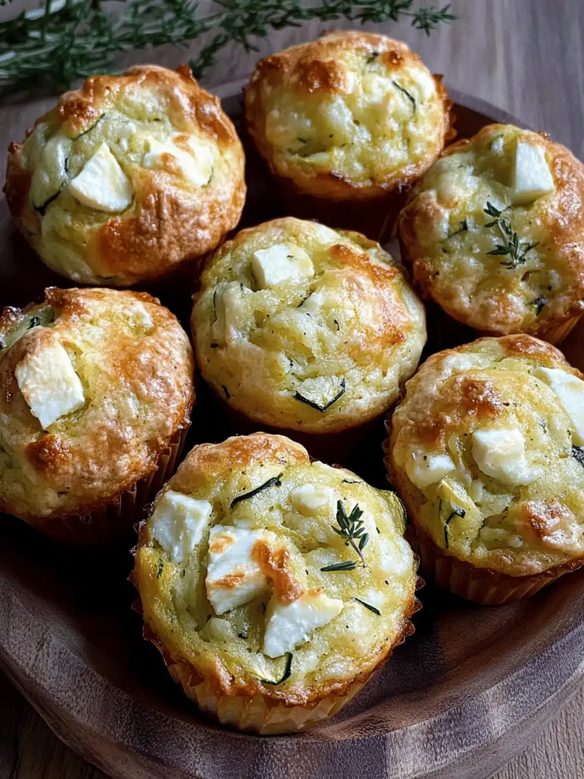 Savory Feta and Zucchini Muffins for a Flavorful Breakfast 3 Feta and Zucchini Muffins