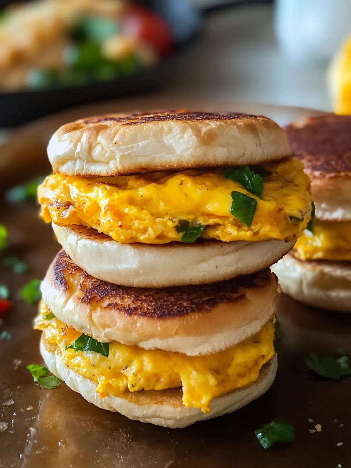 Cheesy Chipotle Breakfast Sandwiches for a Flavorful Start 3 Cheesy Chipotle Breakfast Sandwiches